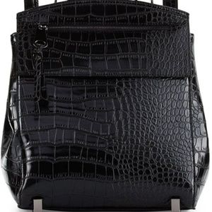 Neiman Marcus Crocodile Backback Purse